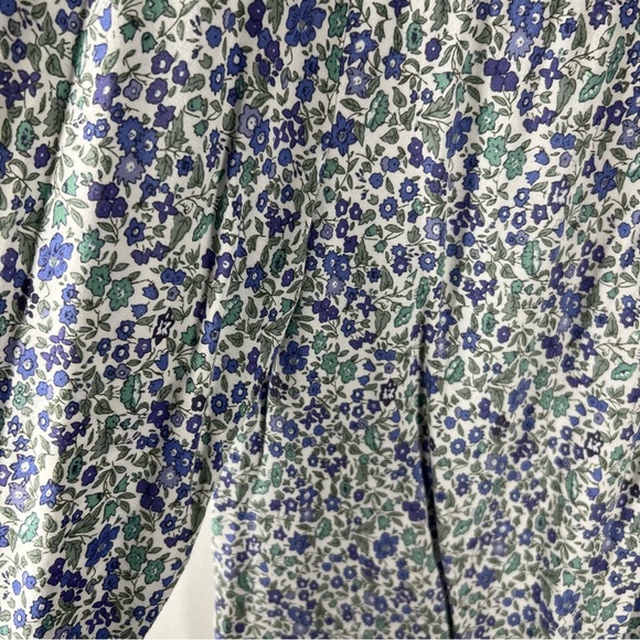 Anne Carson Women’s Floral V-Neck Blouse 3/4 Sleeves - Medium - Picture 7 of 8